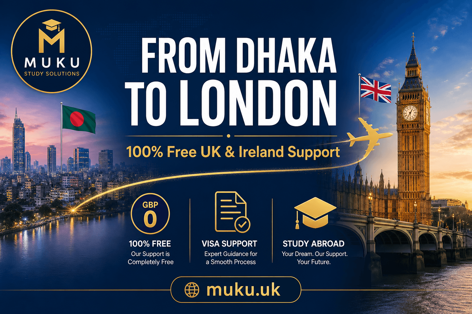 Study in the UK & Ireland from Bangladesh